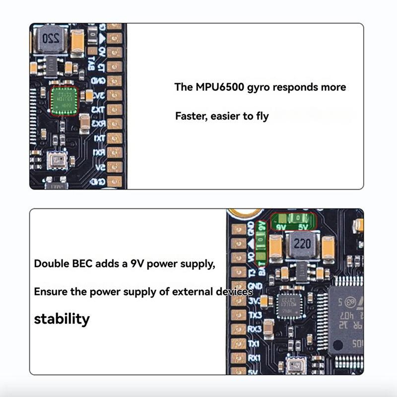 Drone Flight Controller - 80A+F405/F722 STACK voor 13 inch FPV