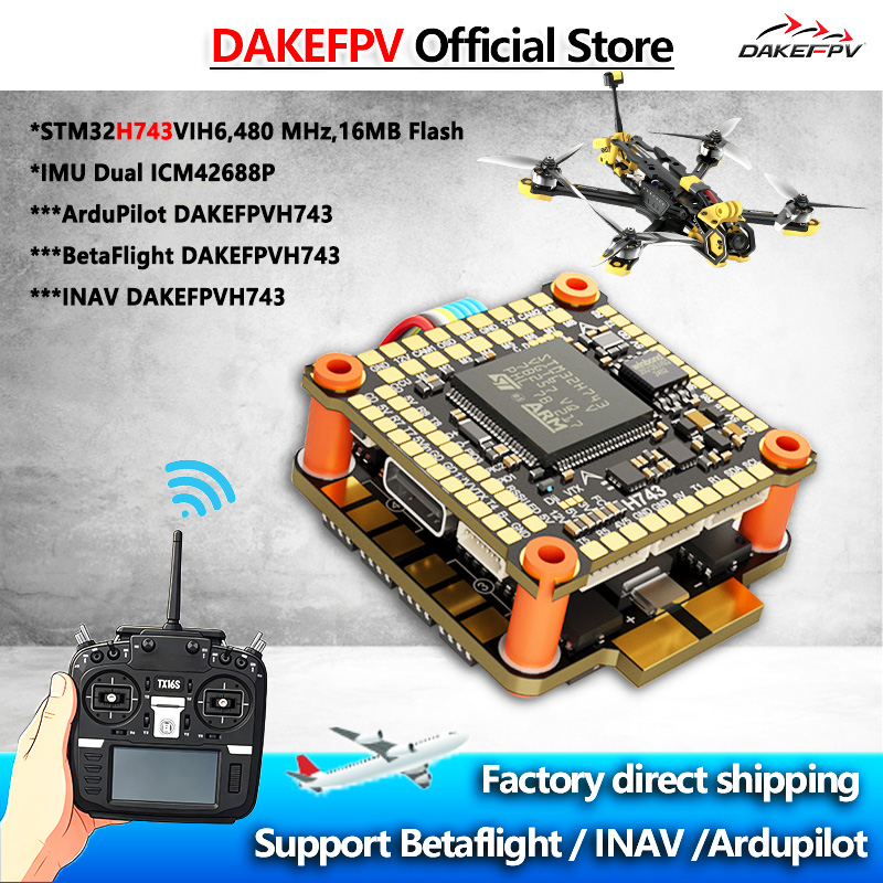 Drone Power Distribution Board - DAKEFPV H743 FC 6S 55A 8S