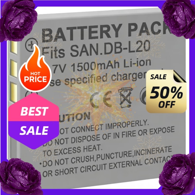 Drone Camera - SWZY 3,7V 1500mAh DB-L20-batterij voor de